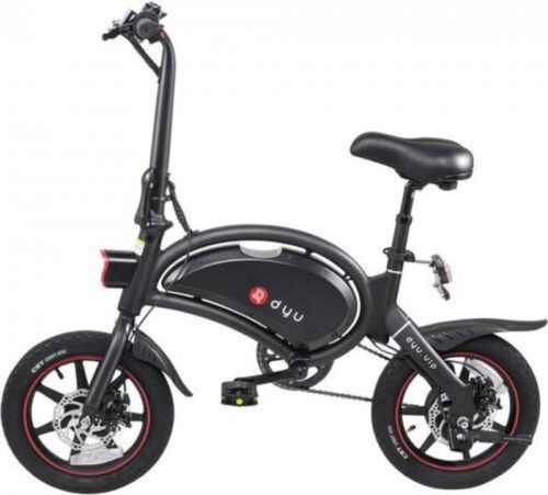 DYU D3+ Smart Electric Bike  Black