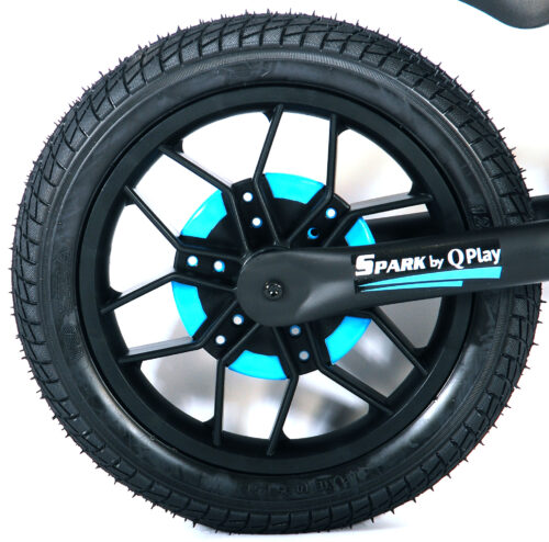 QPlay Spark Loopfiets - Jongens en Meisjes - 12 inch - Blauw - Met Led Verlichting - Afbeelding 4