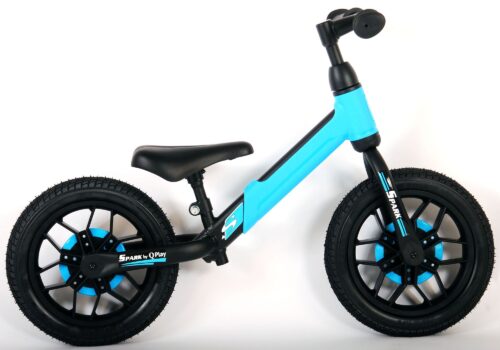 QPlay Spark Loopfiets - Jongens en Meisjes - 12 inch - Blauw - Met Led Verlichting - Afbeelding 2