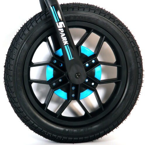 QPlay Spark Loopfiets - Jongens en Meisjes - 12 inch - Blauw - Met Led Verlichting - Afbeelding 3