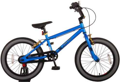 Volare Cool Rider Kinderfiets - Jongens - 18 inch - Blauw - twee handremmen - 95% afgemonteerd - Prime Collection