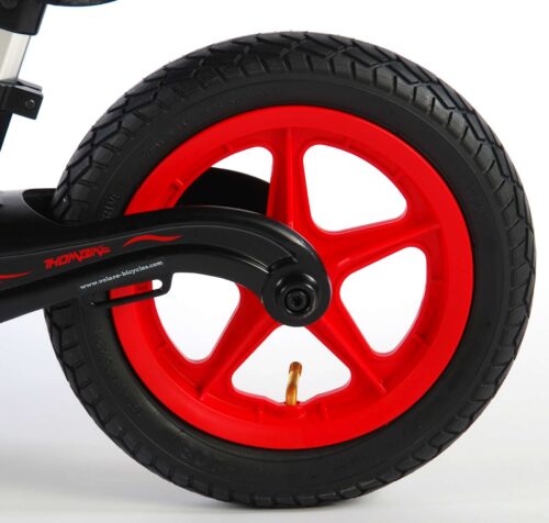 Volare Magnesium Loopfiets - Jongens en Meisjes - 12 inch - Zwart - Afbeelding 4