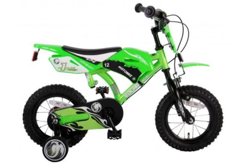 Volare Motorbike Kinderfiets - Jongens - 12 inch - Groen - 2 handremmen