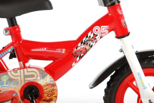 volare Disney Cars kinderfiets- jongens- 10 inch - Afbeelding 5