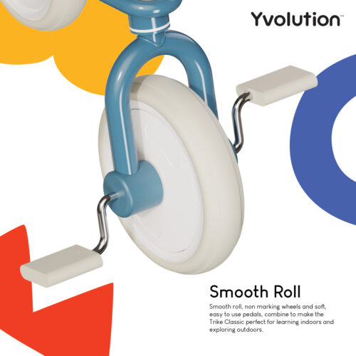 YVOLUTION- BLAUWE DRIEWIELER - Afbeelding 5