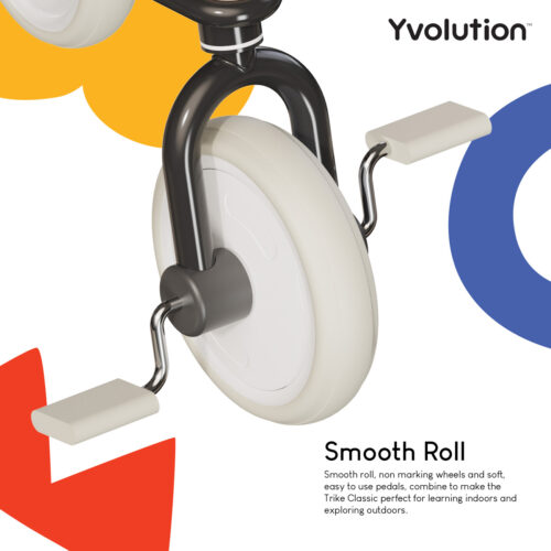 YVOLUTION- ZWARTE DRIEWIELER - Afbeelding 5