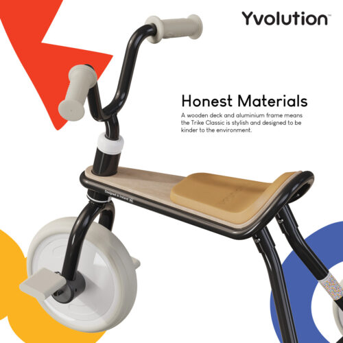 YVOLUTION- ZWARTE DRIEWIELER - Afbeelding 6