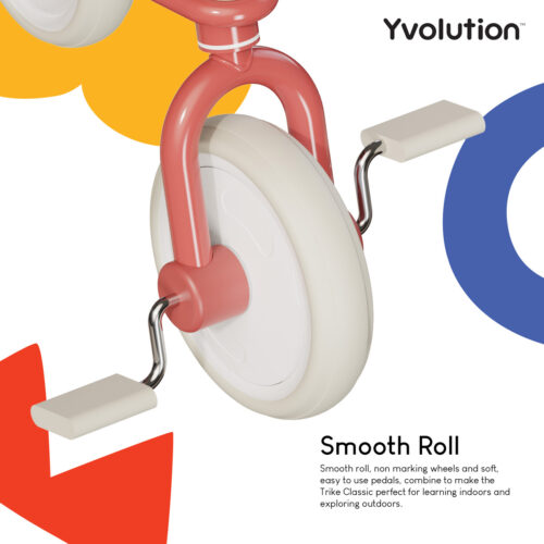 YVOLUTION- RODE DRIEWIELER - Afbeelding 4