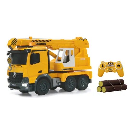 BESTUURBARE (RC) ZWAAR UITGEVOERDE KRAAN MERCEDES-BENZ AROCS LIEBHERR 1:20 2,4 GHZ - Afbeelding 4