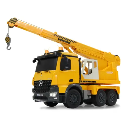 BESTUURBARE (RC) ZWAAR UITGEVOERDE KRAAN MERCEDES-BENZ AROCS LIEBHERR 1:20 2,4 GHZ - Afbeelding 6