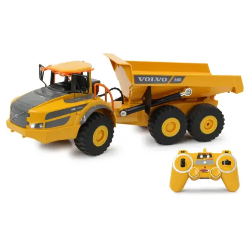 BESTUURARE (RC) DUMP TRUCK VOLVO A40G SCHAAL 1:20 - Afbeelding 4