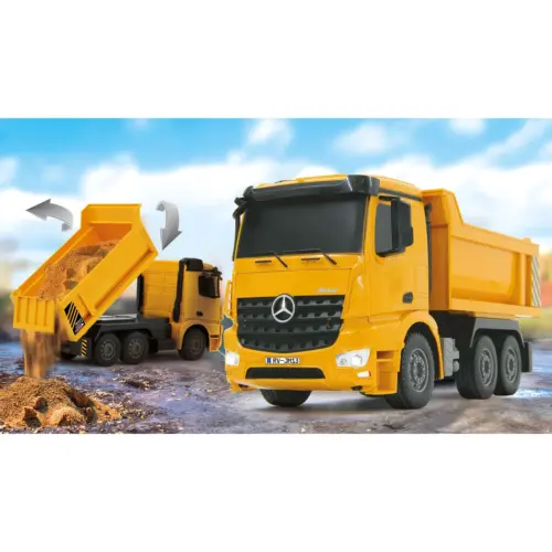 BESTUURBARE (RC) DUMP TRUCK MERCEDES-BENZ AROCS SCHAAL 1:26 - Afbeelding 7