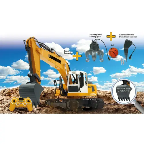 LIEBHERR EXCAVATOR R 936 VERNIETIGINGSSET BESTUURBAAR (RC) - Afbeelding 10