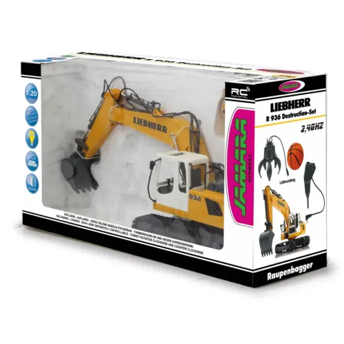 LIEBHERR EXCAVATOR R 936 VERNIETIGINGSSET BESTUURBAAR (RC) - Afbeelding 3