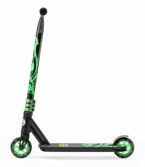 Step / Stuntstep STAR SCOOTER Freestyle Jump alu stuntstep 110mm Mini zwart / groen - Afbeelding 3