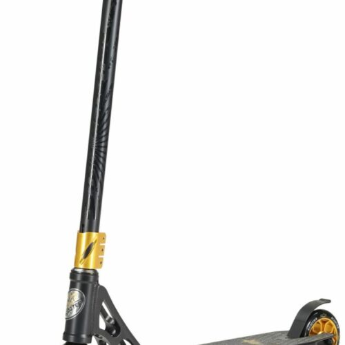 Step / Stuntstep STAR SCOOTER Freestyle Jump alu stuntstep 110mm Pro Trick Roller zwart goud