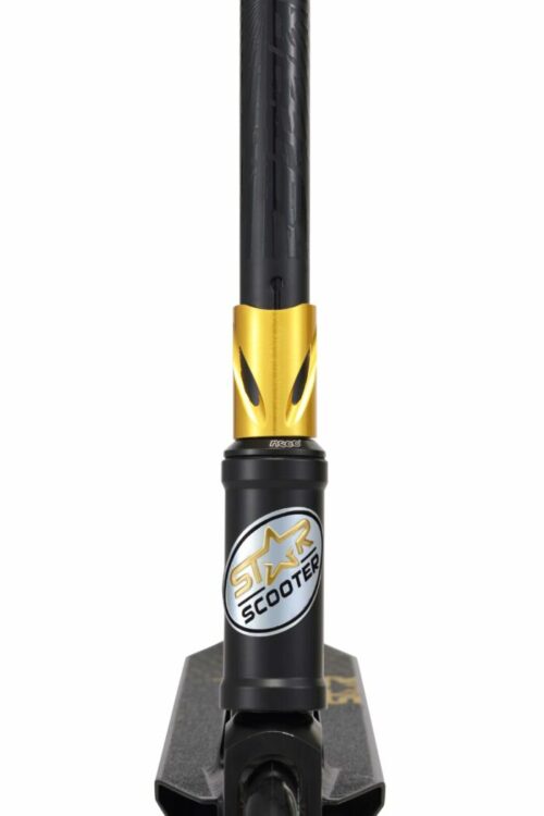 Step / Stuntstep STAR SCOOTER Freestyle Jump alu stuntstep 110mm Pro Trick Roller zwart goud - Afbeelding 8